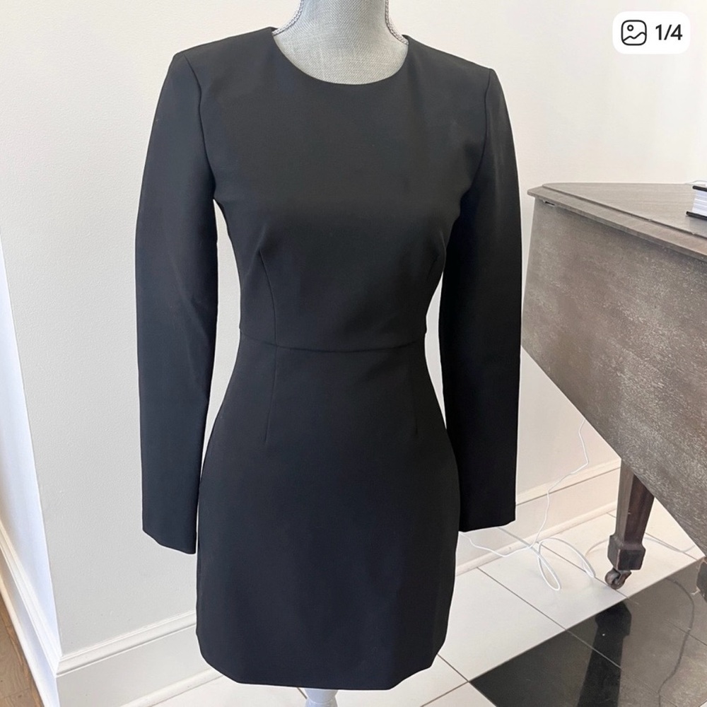 Elizabeth and James long sleeve black dress-Size 10